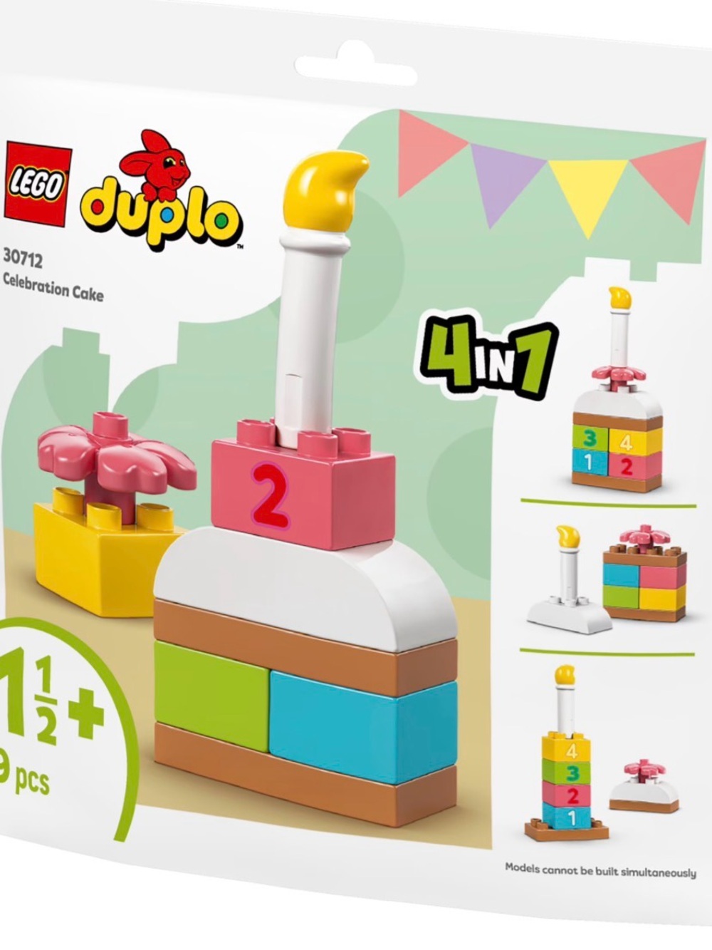 New 3 packs .. Lego Duplo Colorful Cake Stack Playset —